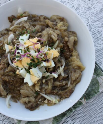 ensalada de berenjena asada