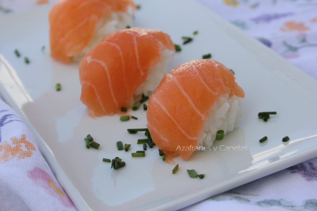 nigiri de salmon