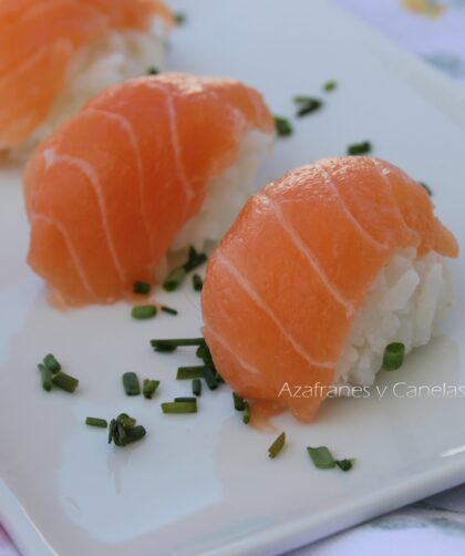 nigiri de salmon