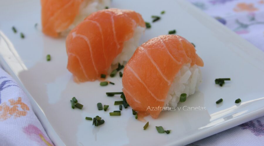 nigiri de salmon