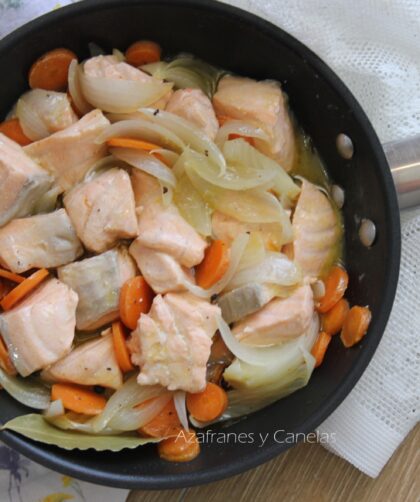 salmón en escabeche