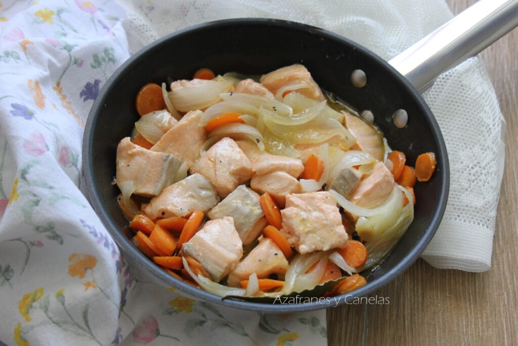 salmón en escabeche para disfrutar en familia
