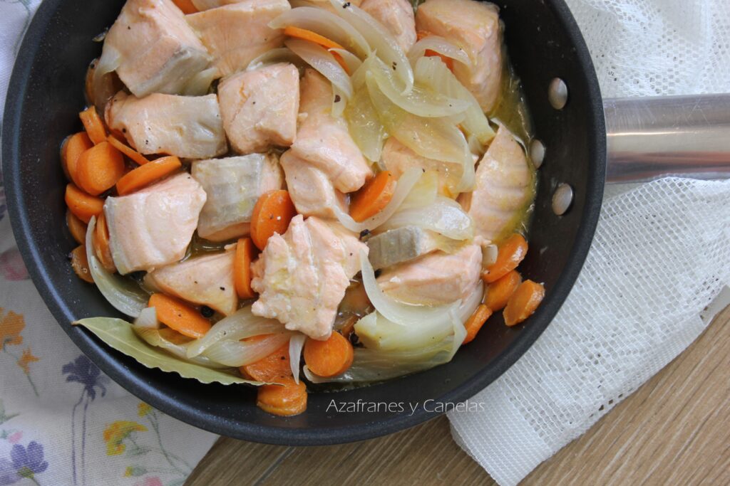 salmon en escabeche