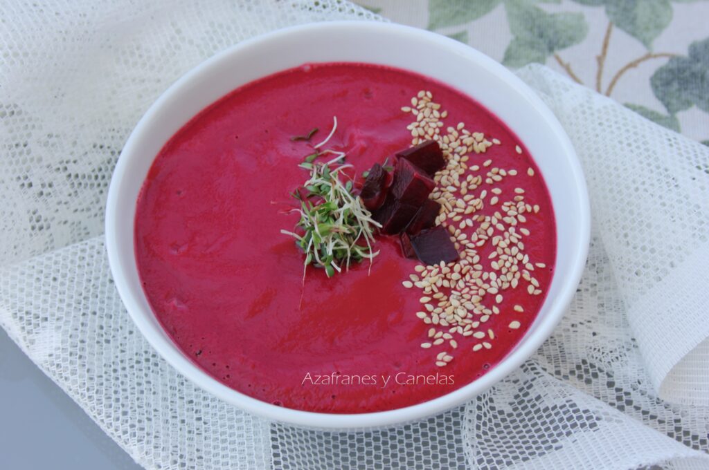 salmorejo de remolacha