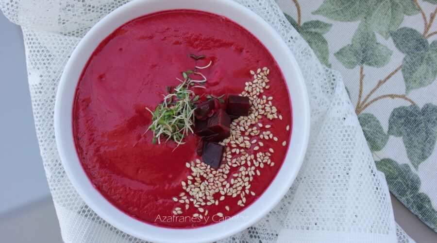 salmorejo de remolacha