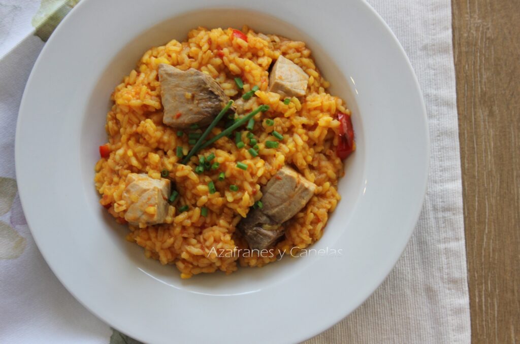 arroz con atún para toda la familia