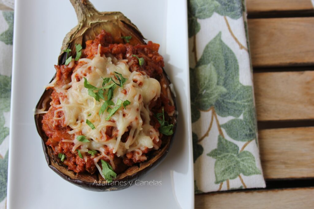 berenjenas rellenas de carne