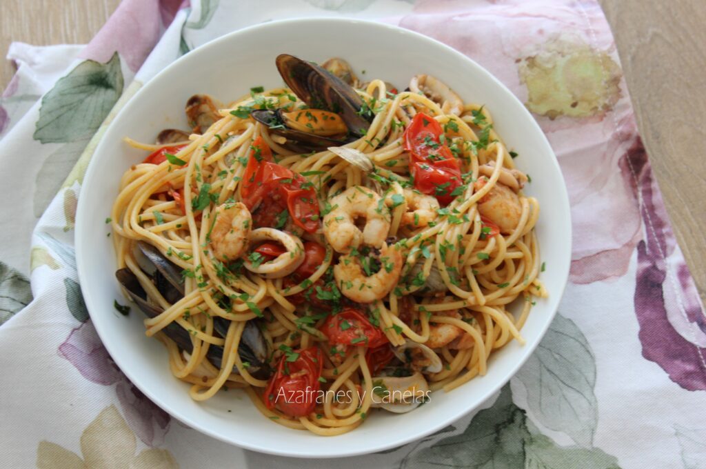 recetas con mejillones. Frutti di mare