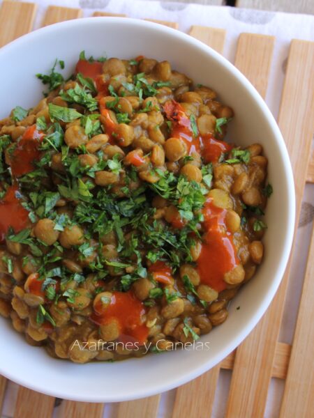 lentejas al curry