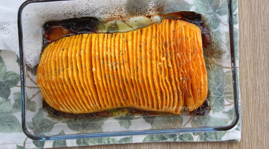 calabaza hasselback