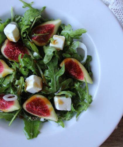 ensalada higos y miel