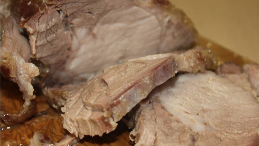 lomo de cerdo a la sal