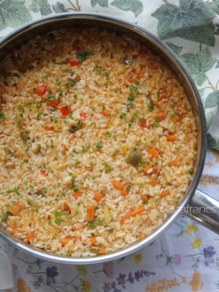arroz con verduras