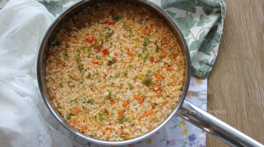 arroz con verduras
