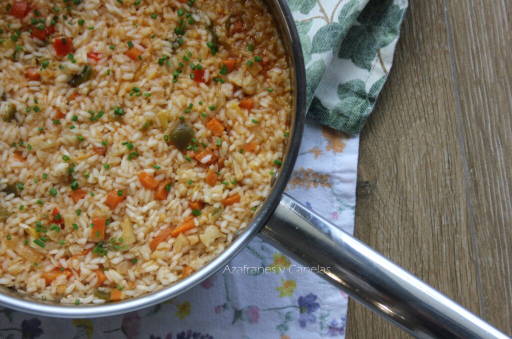 arroz con verduras