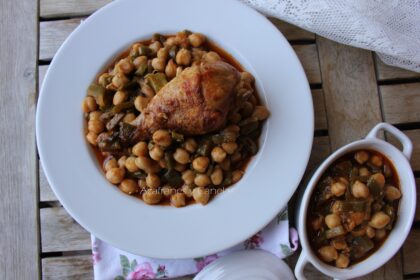 garbanzos con pollo