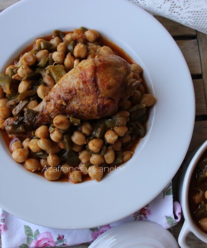 garbanzos con pollo