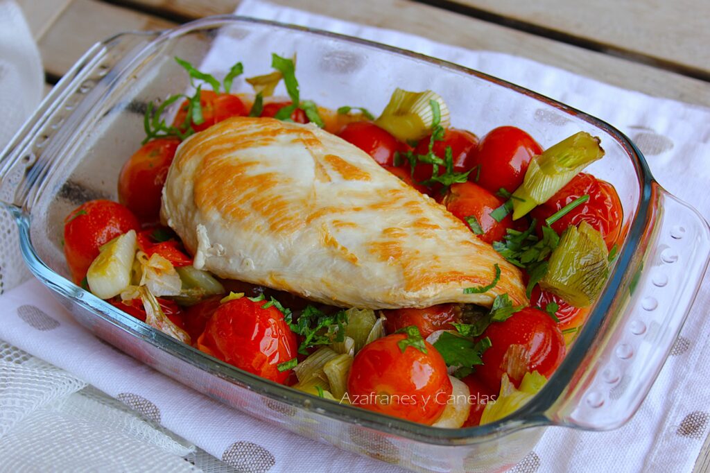 pechuga de pollo al horno