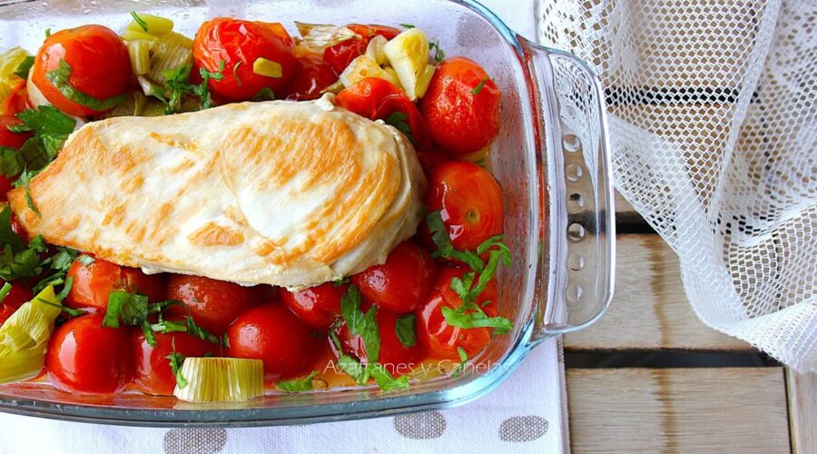 pechuga de pollo al horno