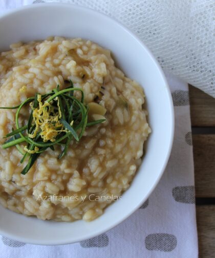 risotto calabacín