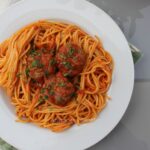 espaguetis con albondigas