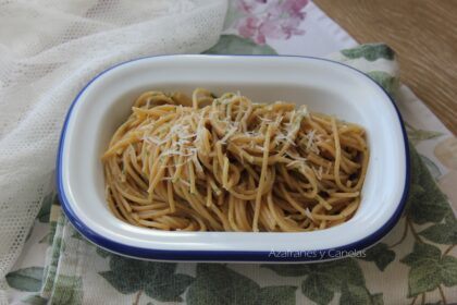 espaguetis ajo