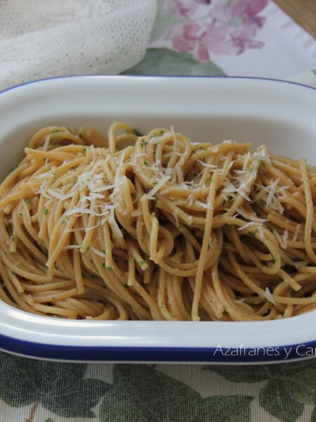 espaguetis ajo