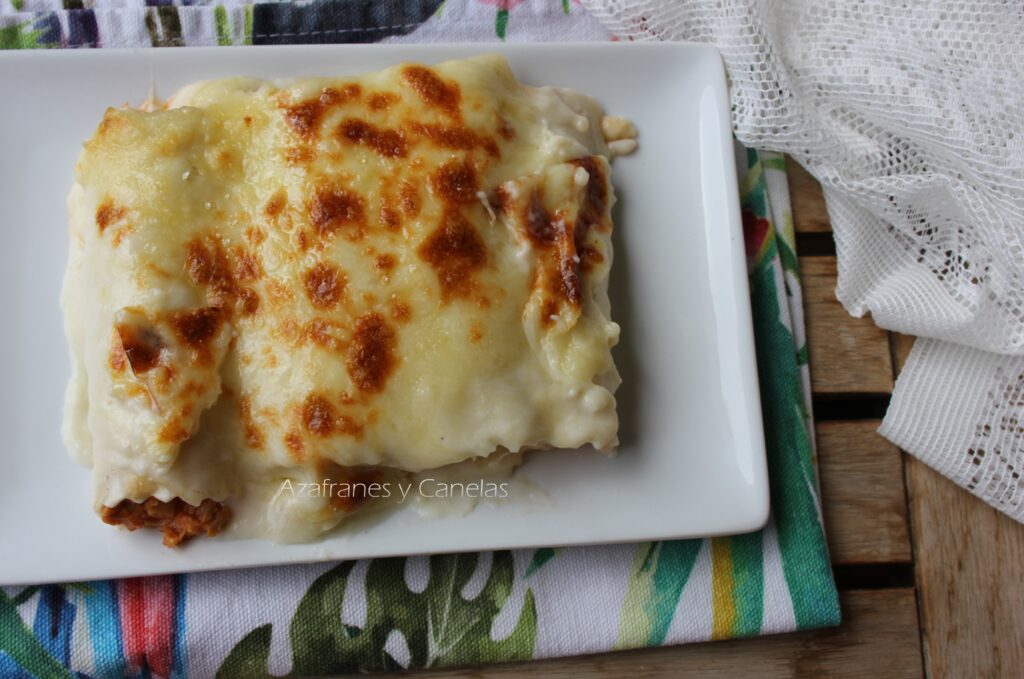 receta de canelones de atún riquísimos