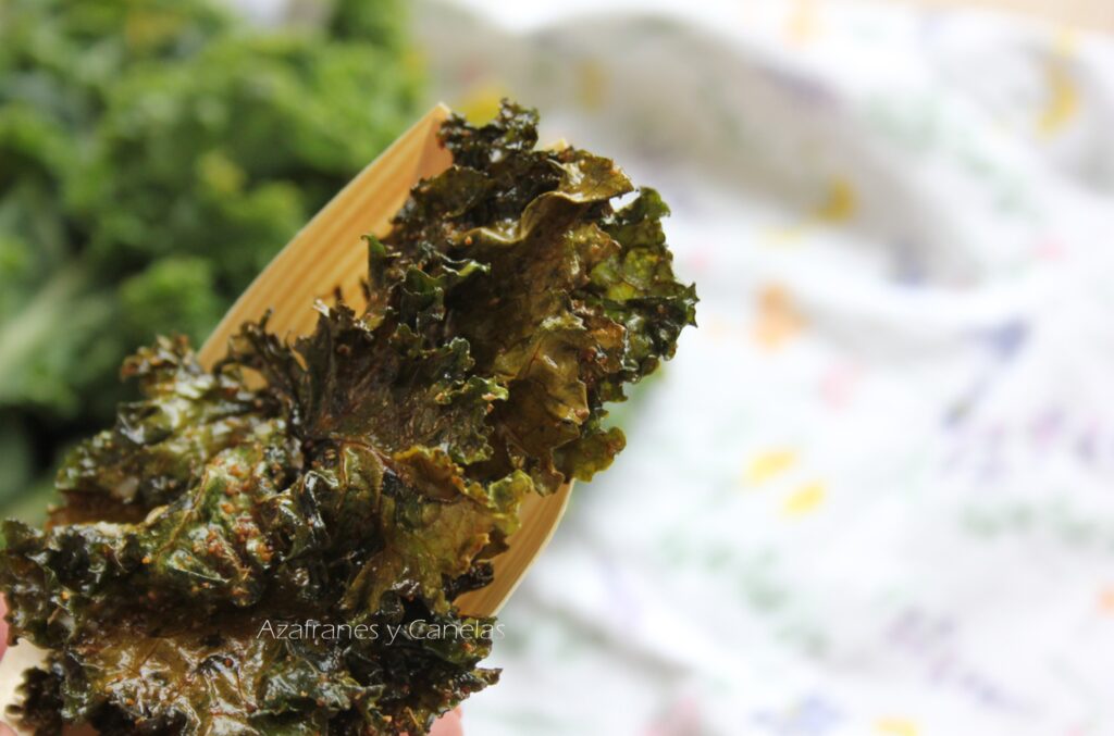 como hacer chips de kale