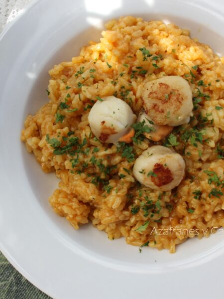 arroz con vieiras