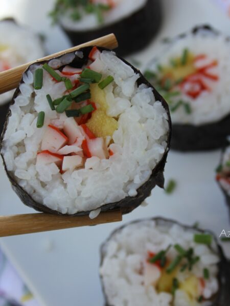 maki de cangrejo