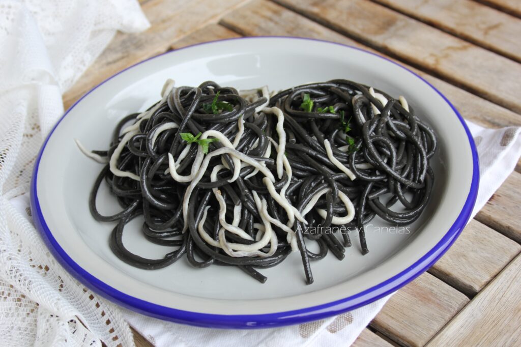 espaguetis negros