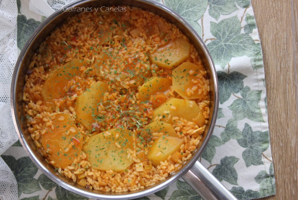 arroz con patatas
