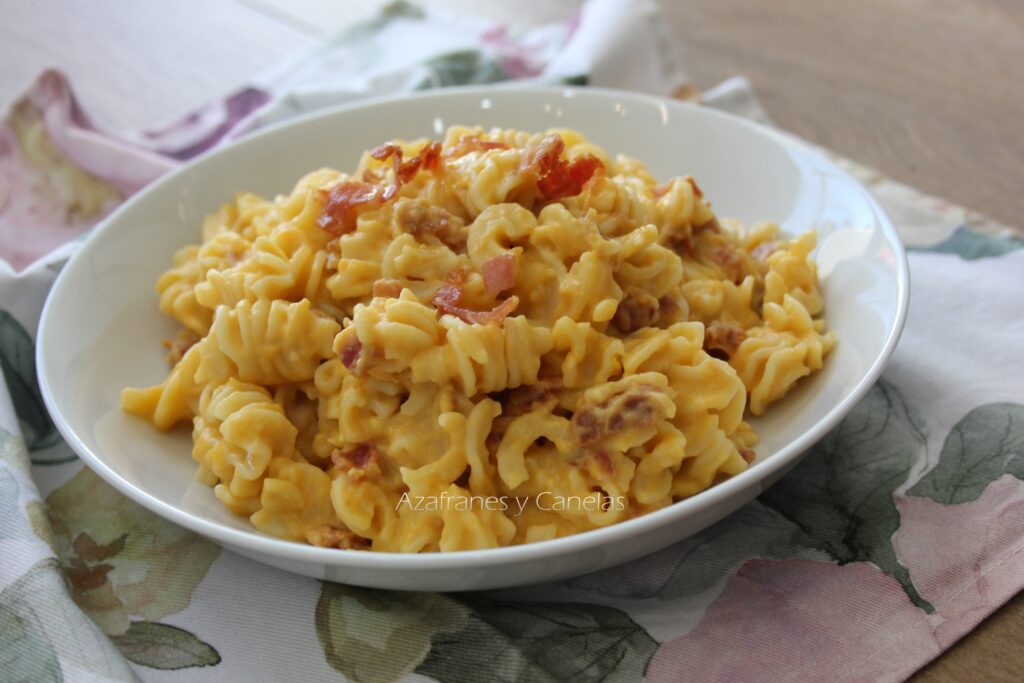 pasta con calabaza