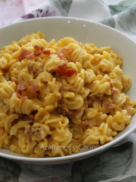 pasta con calabaza