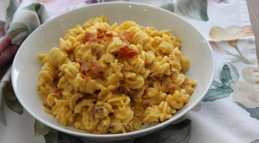 pasta con calabaza