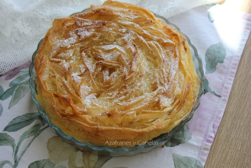tarta de pasta filo
